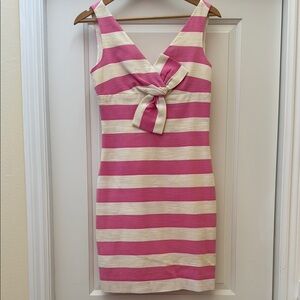 Kate Spade ♠️ Pink and White Striped Dress